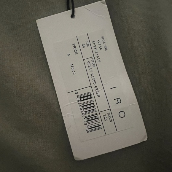 NWT IRO Cevals Astmmetrical Dress - Picture 4 of 5
